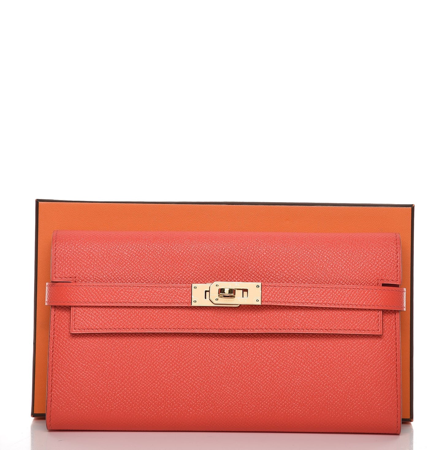 Epsom Kelly Longue Wallet Rose Jaipur