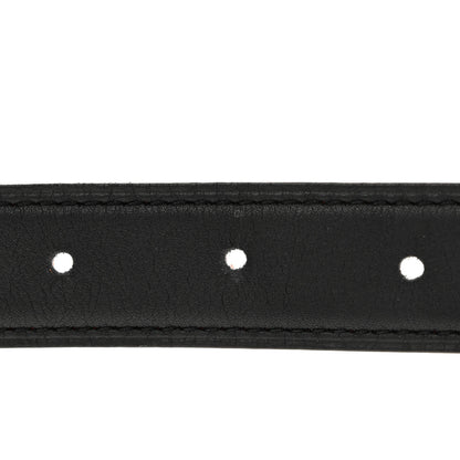 Hermes Swift Epsom 24mm Mini Constance H Belt 70 28 Black Orange 4 of 6