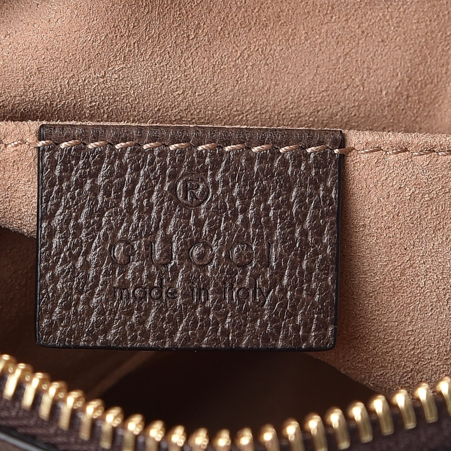 GG Supreme Monogram Web Mini Ophidia Shoulder Bag Brown