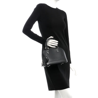 Louis Vuitton Epi Alma BB Black 3 of 8