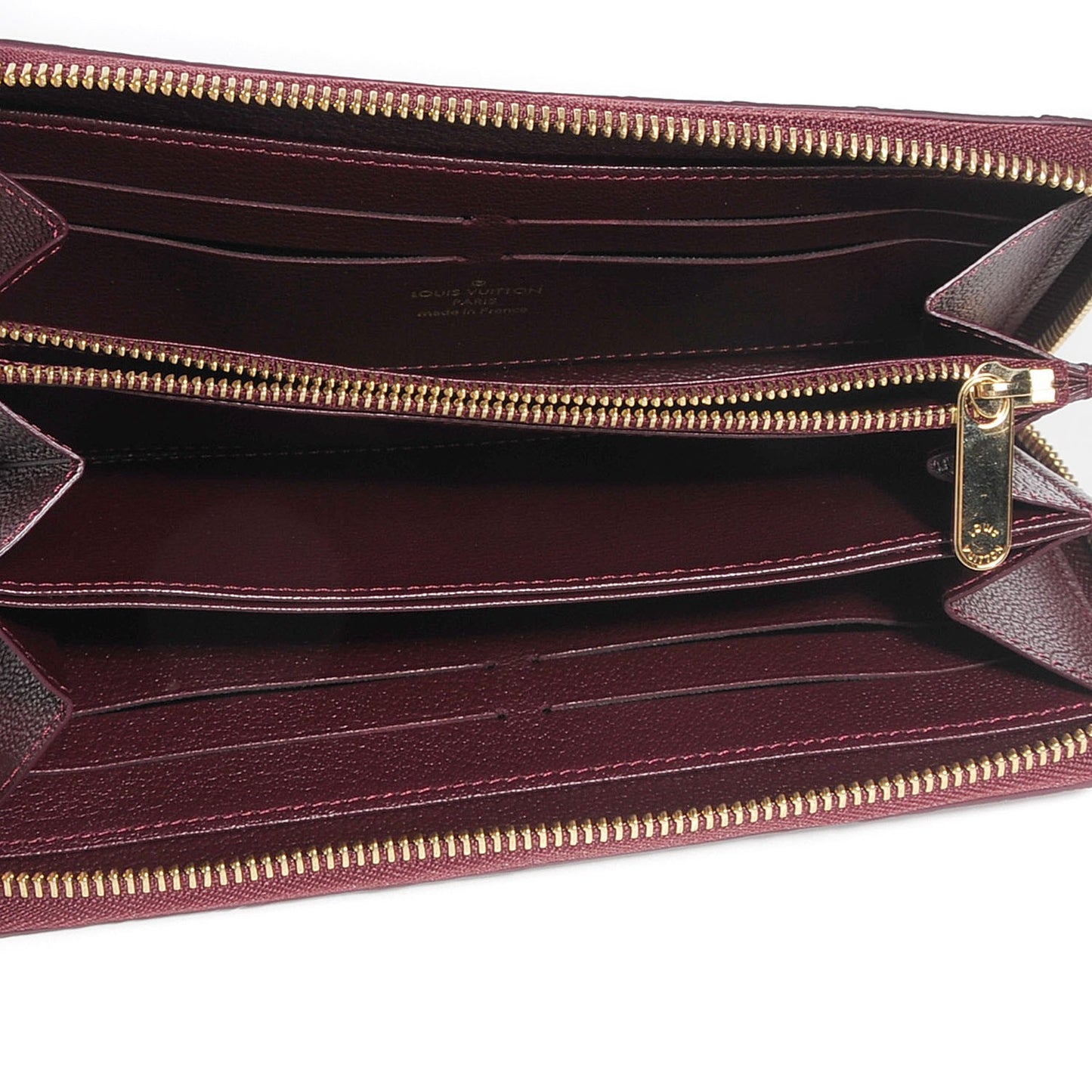 Ostrich Zippy Wallet Prune