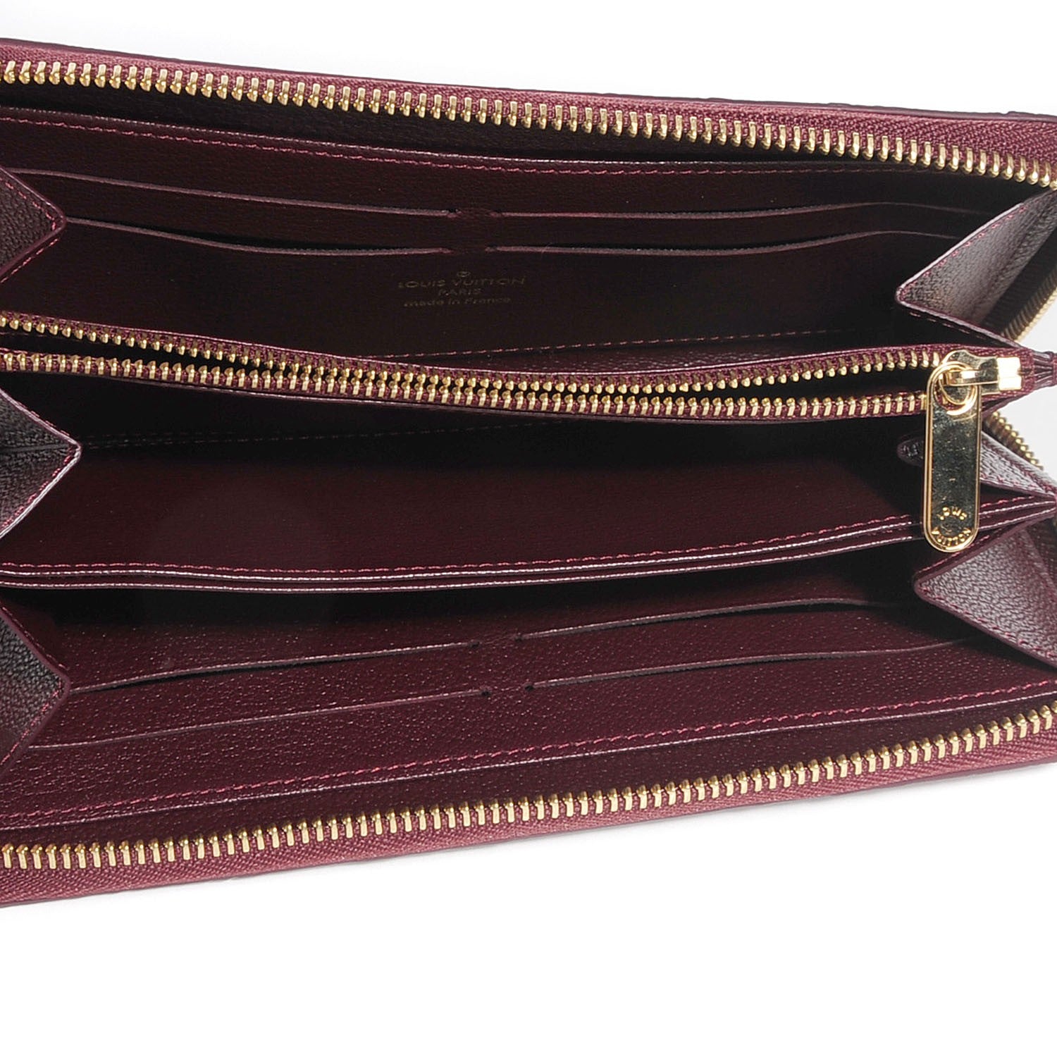 Louis Vuitton Ostrich Zippy Wallet Prune 6 of 8