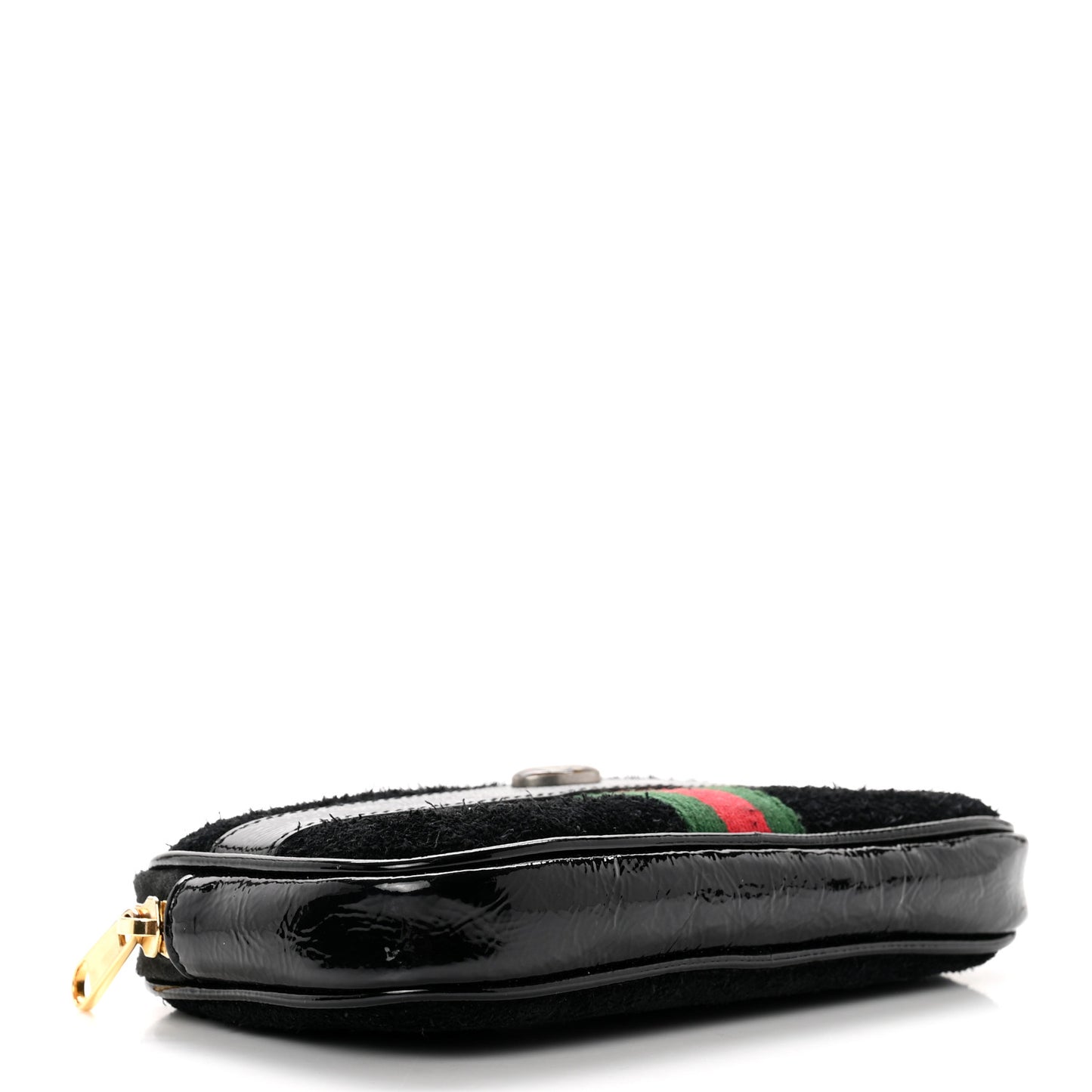 Suede Patent Ophidia Belted iPhone Case 85 34 Black