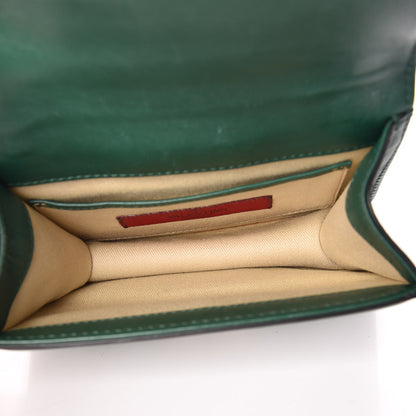Valentino Garavani Vitello Mini Glam Lock Rockstud Flap Green 5 of 11