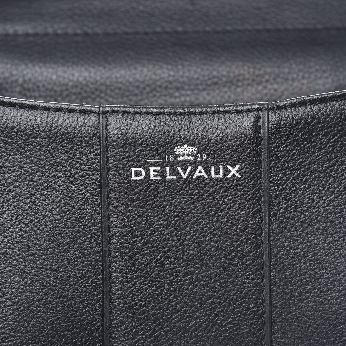 Grained Calfskin Mini Brillant Satchel Black
