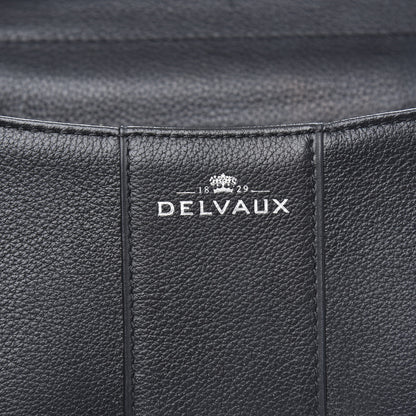 Delvaux Grained Calfskin Mini Brillant Satchel Black 6 of 9
