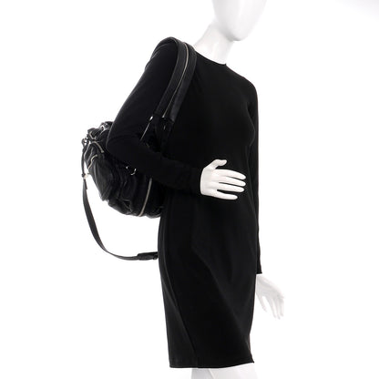 Alexander Wang Lambskin Marti Backpack Washed Black Nikel Hardware 2 of 10