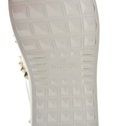 Valentino Garavani Calfskin Rockstud Untitled Open Sneakers 37.5 White 6 of 9
