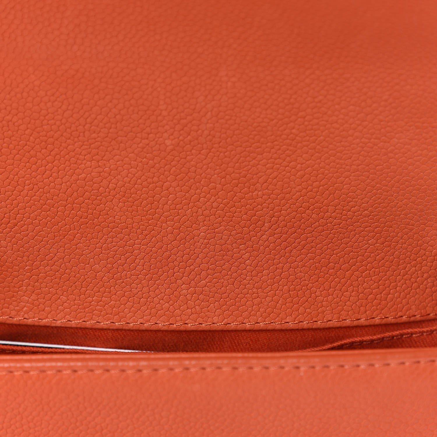 Chanel Caviar Stitched Small Boy Flap Dark Orange 8 of 17