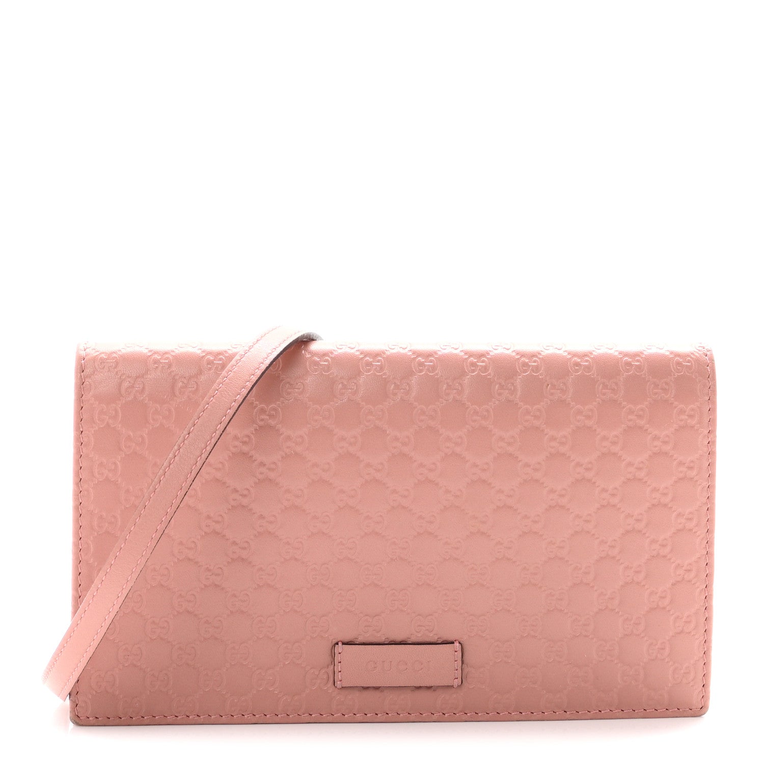 Gucci Microguccissima Crossbody Wallet Soft Pink 1 of 11