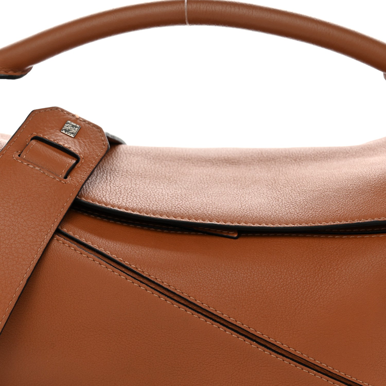 Loewe Calfskin Medium Puzzle Bag Tan 7 of 11