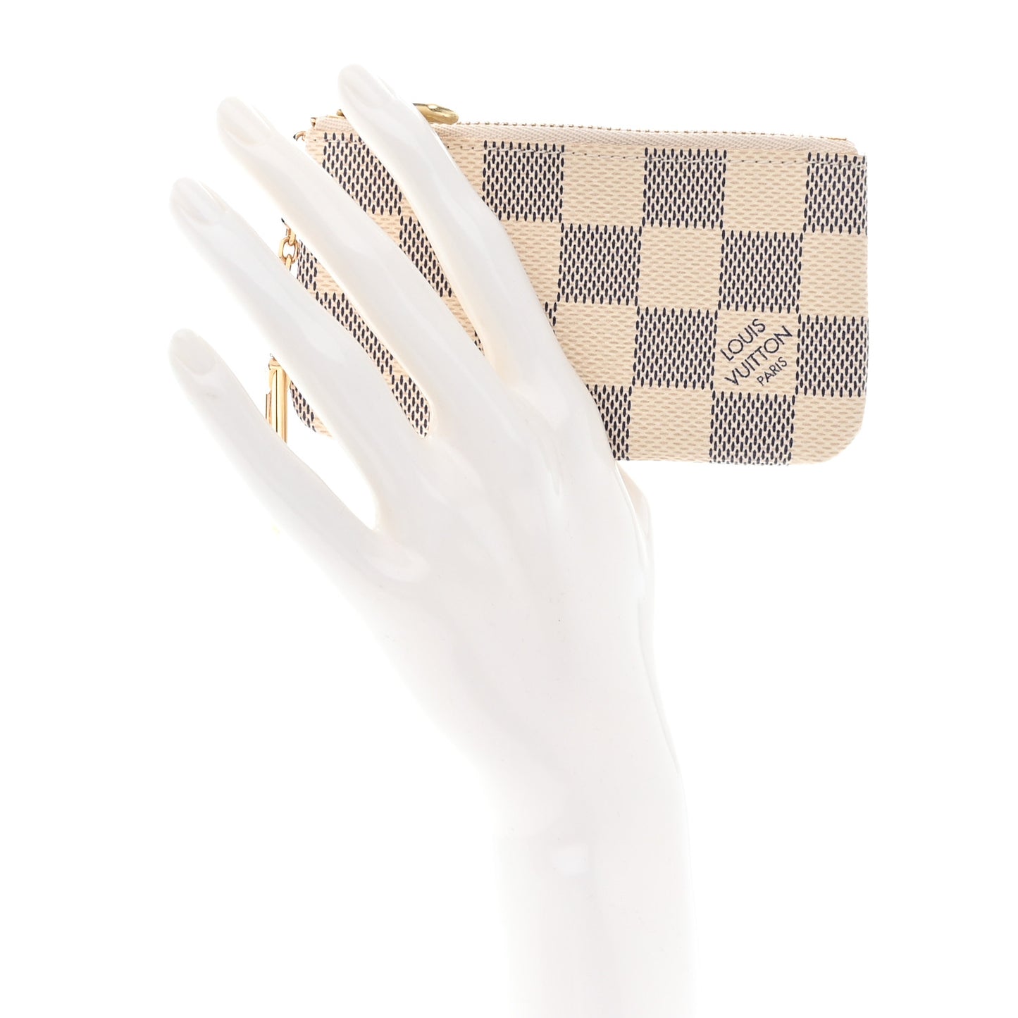 LOUIS VUITTON Damier Azur Key Pouch