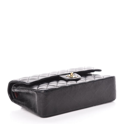 Chanel Lambskin Quilted Medium Double Flap Black 4 of 12