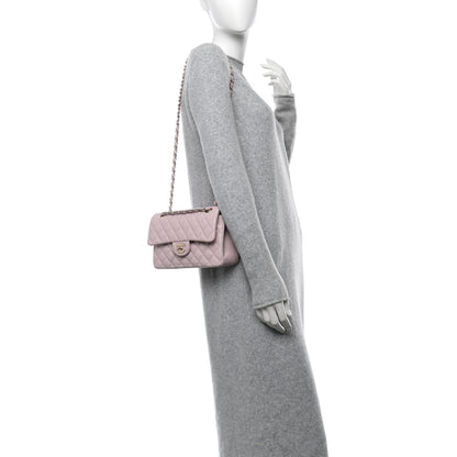 Chanel Caviar Quilted Small Double Flap Light Pink 2 of 11