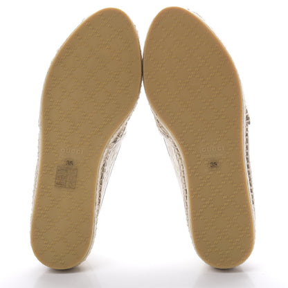 Gucci Guccissima Signature Espadrilles 35 Mystic White 5 of 8