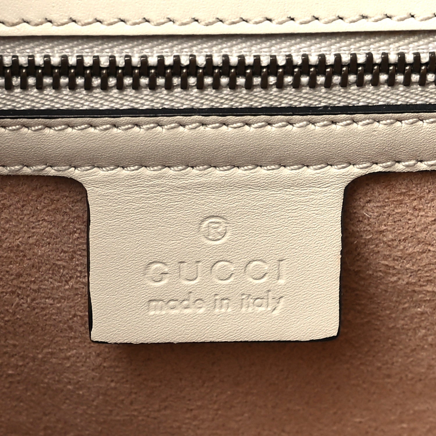 Gucci Calfskin Sylvie Web Queen Margaret Shoulder Bag Mystic White Black 6 of 11