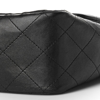 Chanel Lambskin Quilted Jumbo Single Flap Black 8 of 10