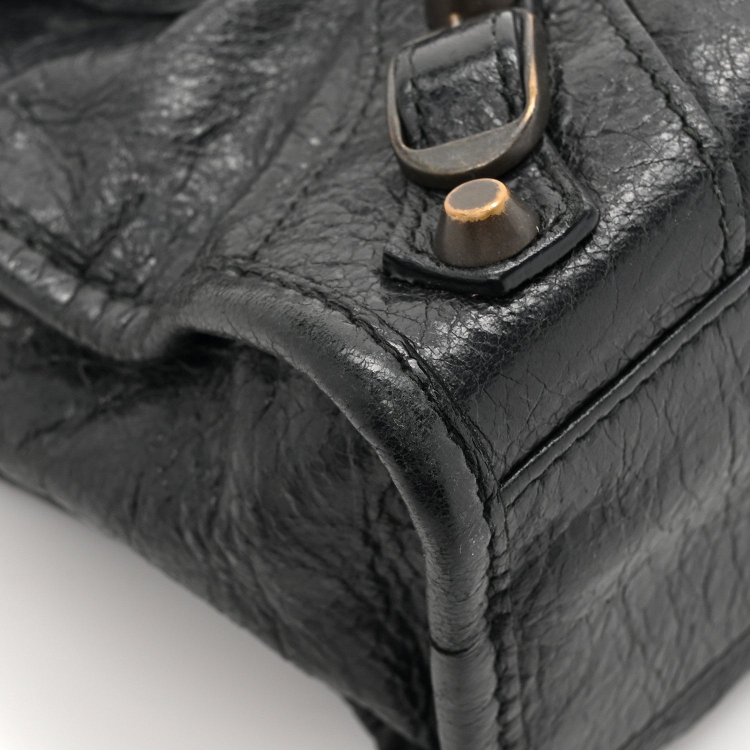 Balenciaga Agneau Classic Hardware Mini City Black 12 of 17