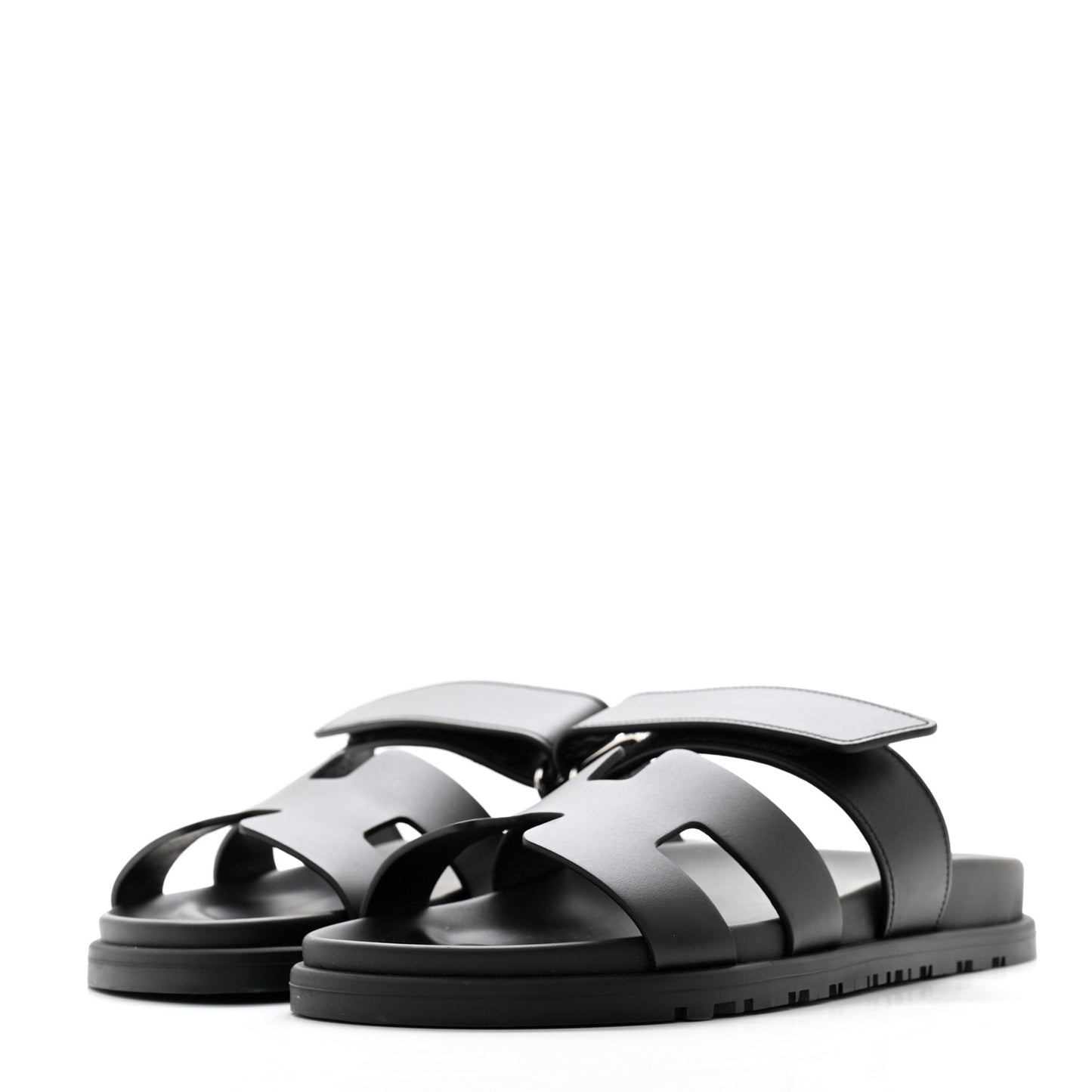 Calfskin Womens Chypre Sandals 37 Black