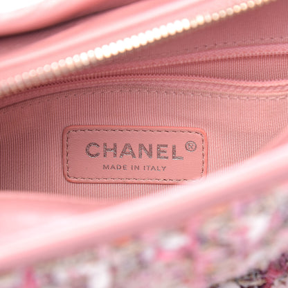 Chanel Tweed Calfskin Small Gabrielle Hobo Light Pink 6 of 11