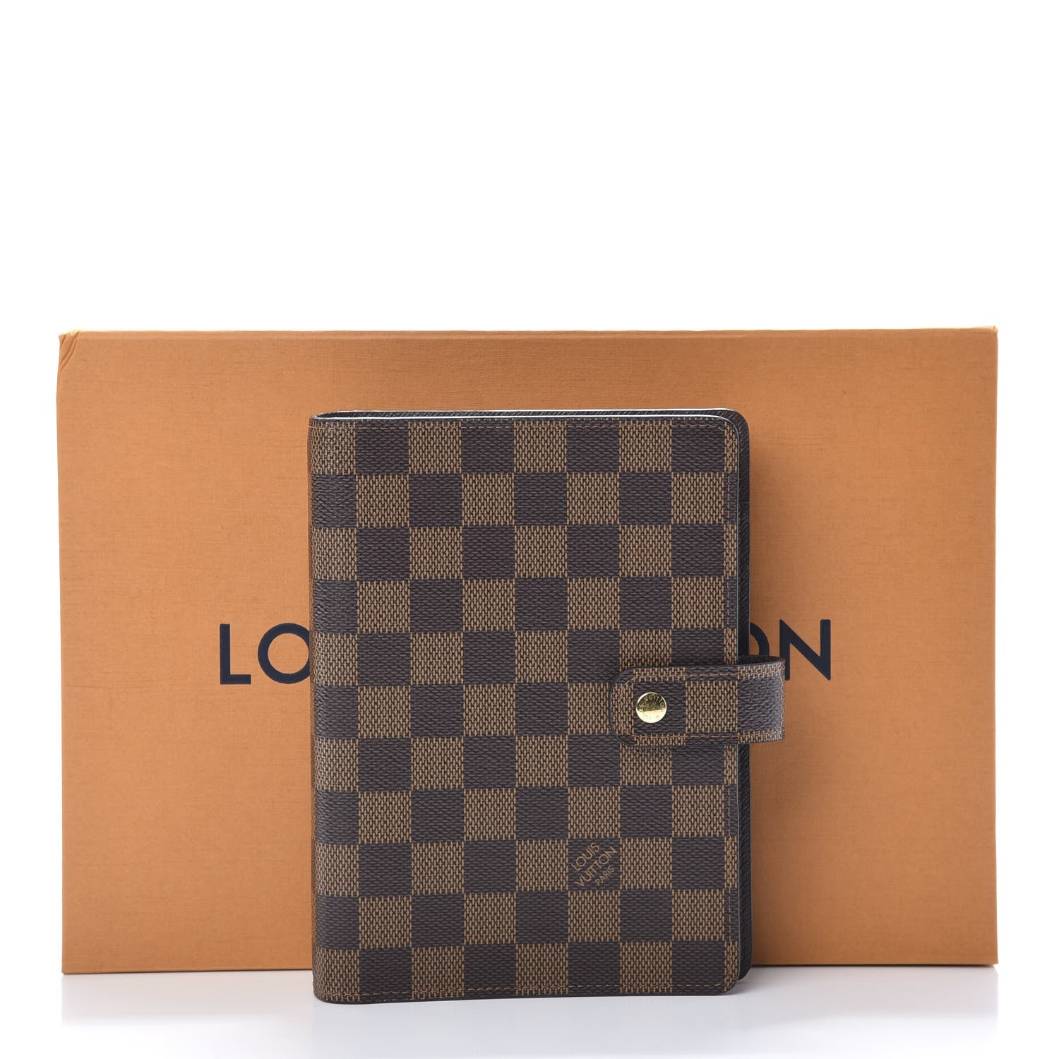 Louis Vuitton Damier Ebene Medium Ring Agenda Cover 8 of 8