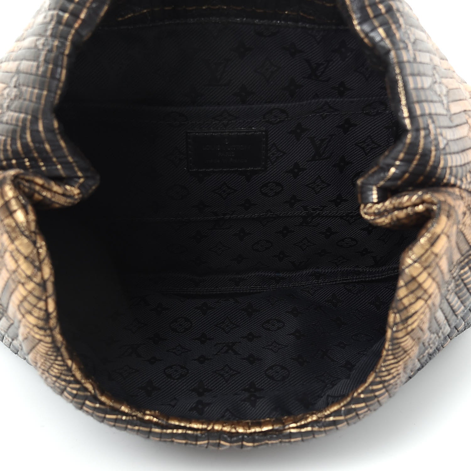 Louis Vuitton Jacquard Quilted Monogram Altair Clutch Bronze 5 of 7
