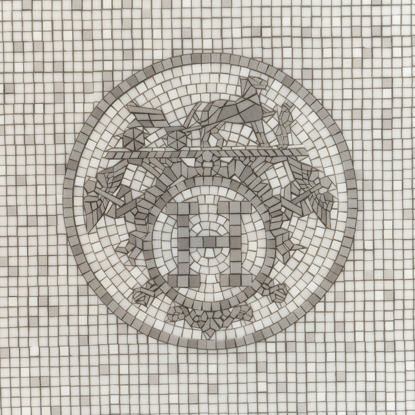 Porcelain Mosaique Au 24 Sushi Plate Platine