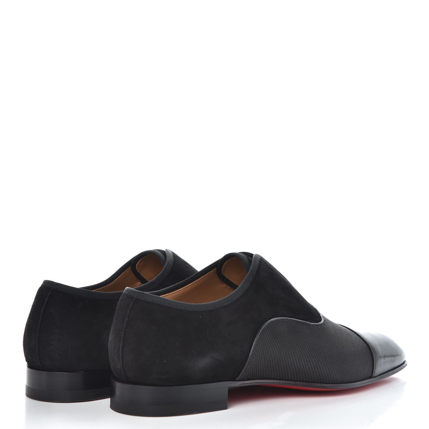 Christian Louboutin Calfskin Serge Tech Mens Alpha Flat 40.5 Black 4 of 8