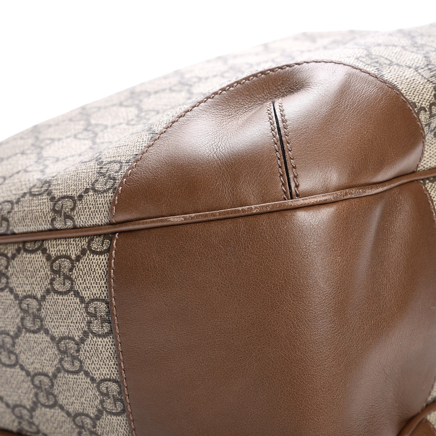 Gucci GG Supreme Monogram Margaux Calfskin Medium Nice Hobo Beige Ebony Acero 8 of 9