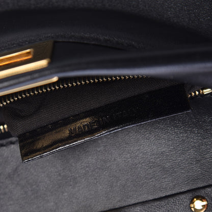 Fendi Nappa Mini Peekaboo Iconic Satchel Black 7 of 8