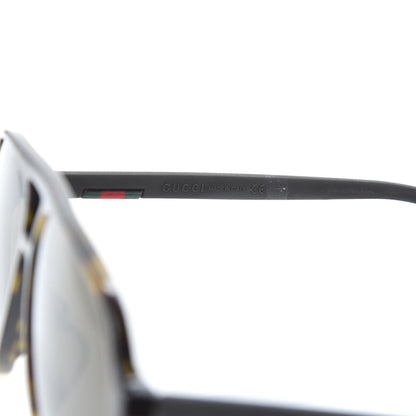 Gucci Web Aviator Sunglasses GG0423SA Tortoise 5 of 7