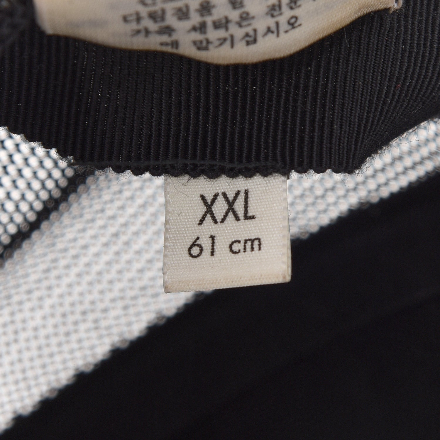 Gucci GG Supreme Monogram Psychedelic Baseball Hat XXL 61 Black 6 of 7
