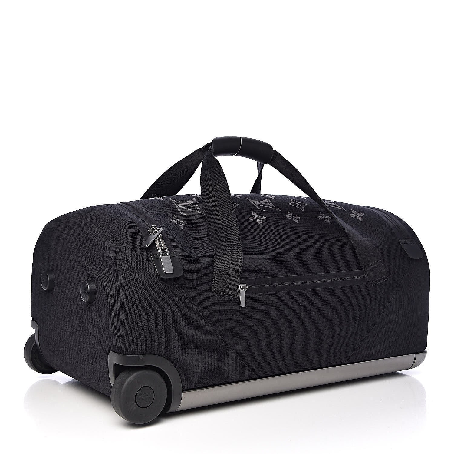 Louis Vuitton Knit Monogram Eclipse Horizon Soft Duffle 55 5 of 11