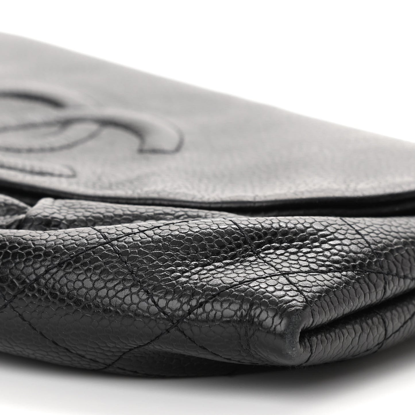 Caviar Half Moon Wallet On Chain WOC Black