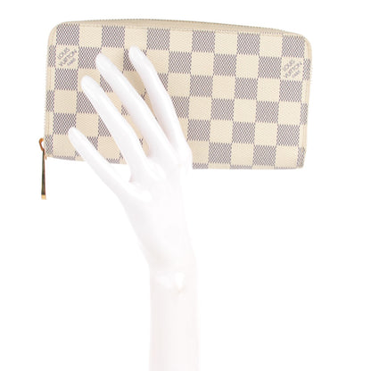 Louis Vuitton Damier Azur Zippy Wallet 2 of 7