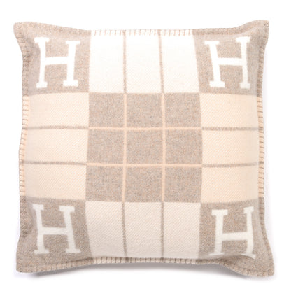 Hermes Wool Cashmere Avalon III Pillow PM Coco Camomille 2 of 6