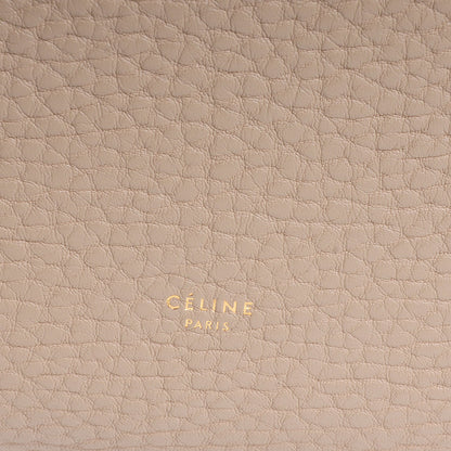 Celine Small Grained Calfskin Tie Knot Tote Light Taupe 6 of 8