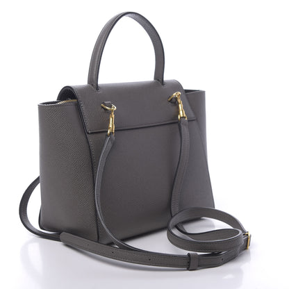 Celine Grained Calfskin Nano Belt Bag Grey 3 of 10