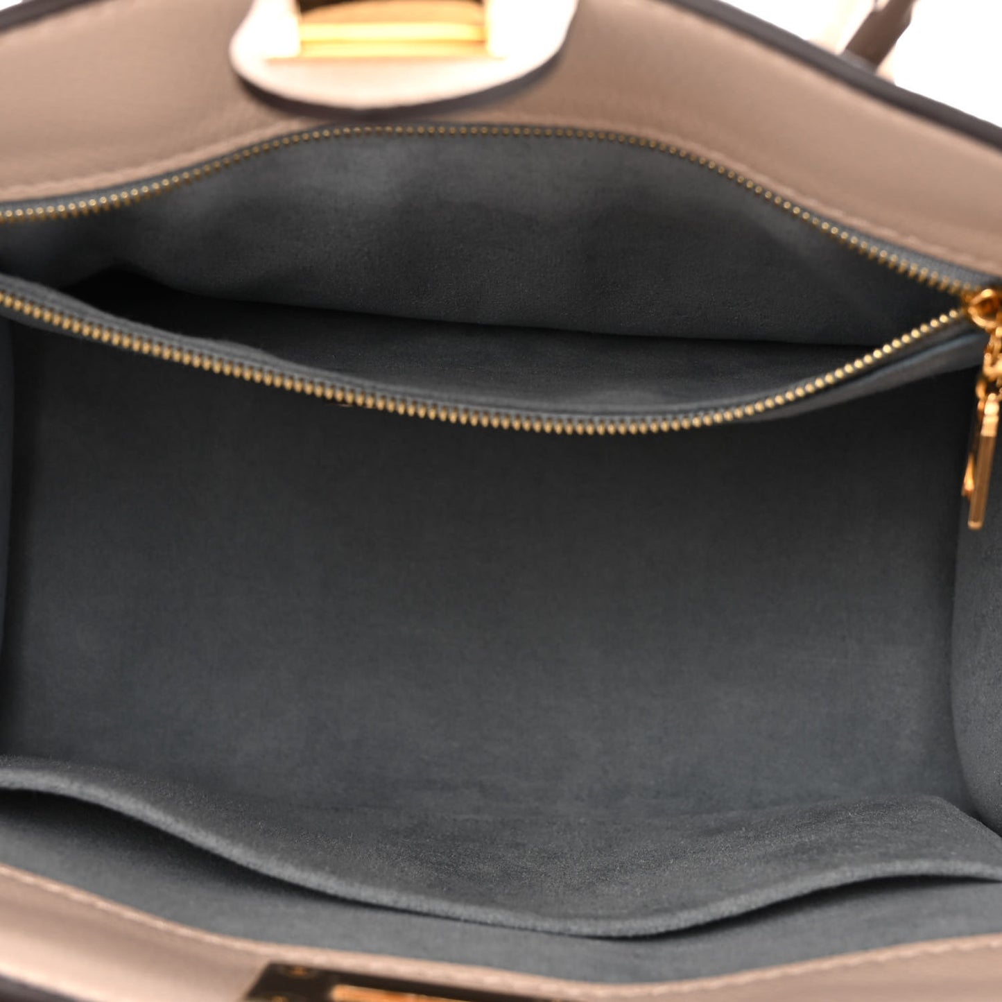 Calfskin Monogram On My Side PM Greige