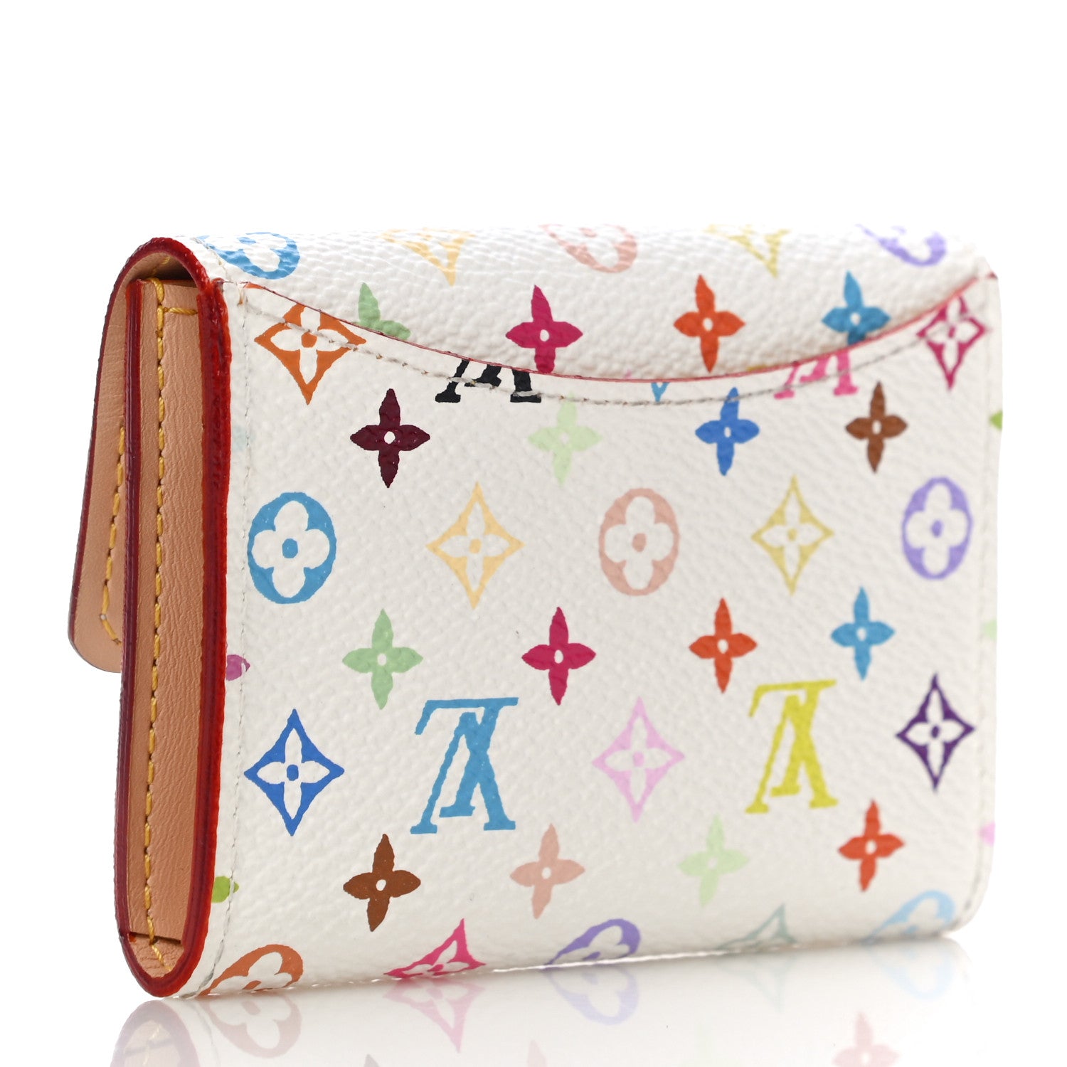 Louis Vuitton Monogram Multicolor Business Card Holder White 3 of 10