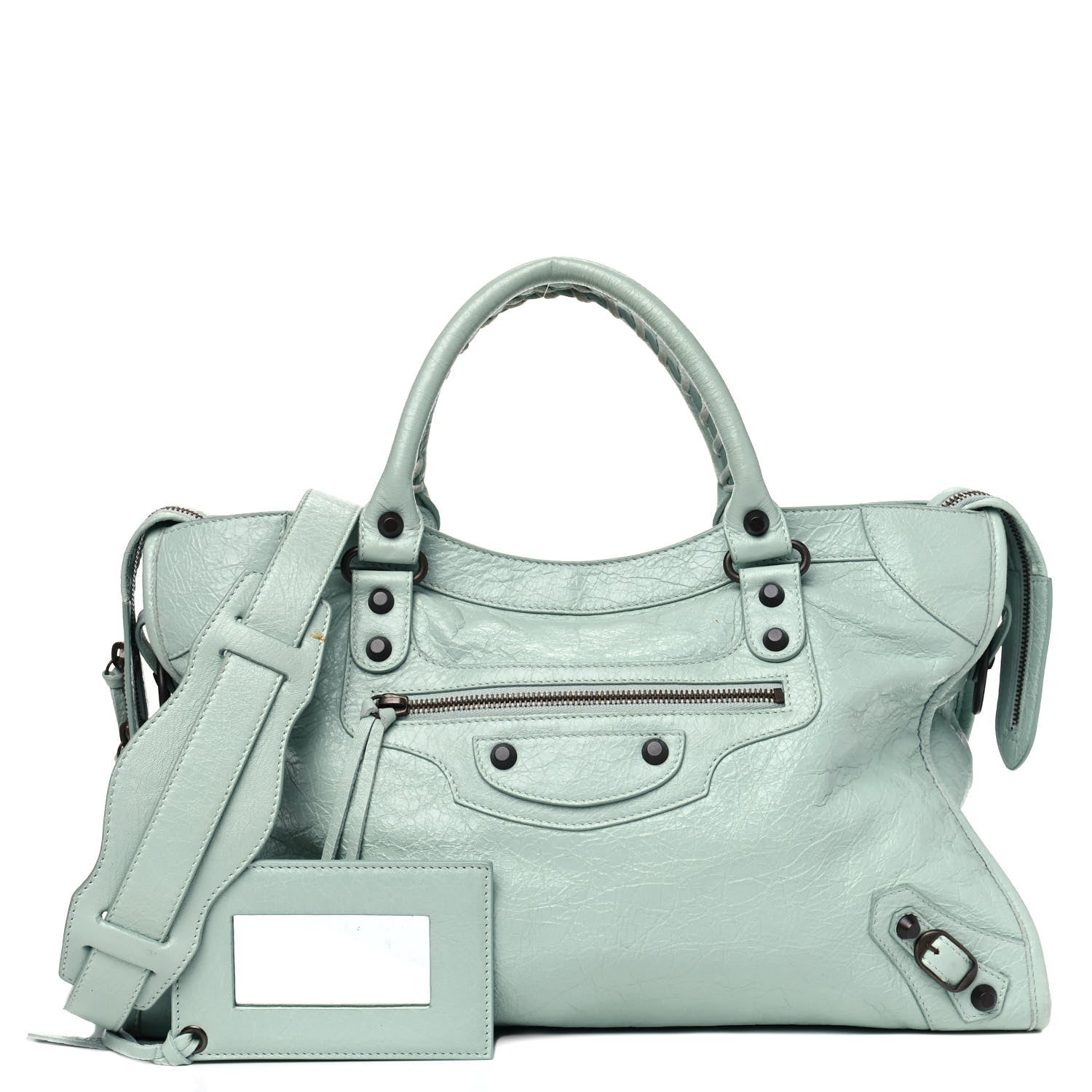 Balenciaga Agneau Classic Hardware City Vert Jade 1 of 14