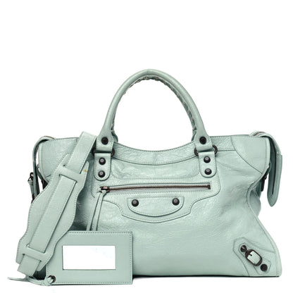 Balenciaga Agneau Classic Hardware City Vert Jade 1 of 14