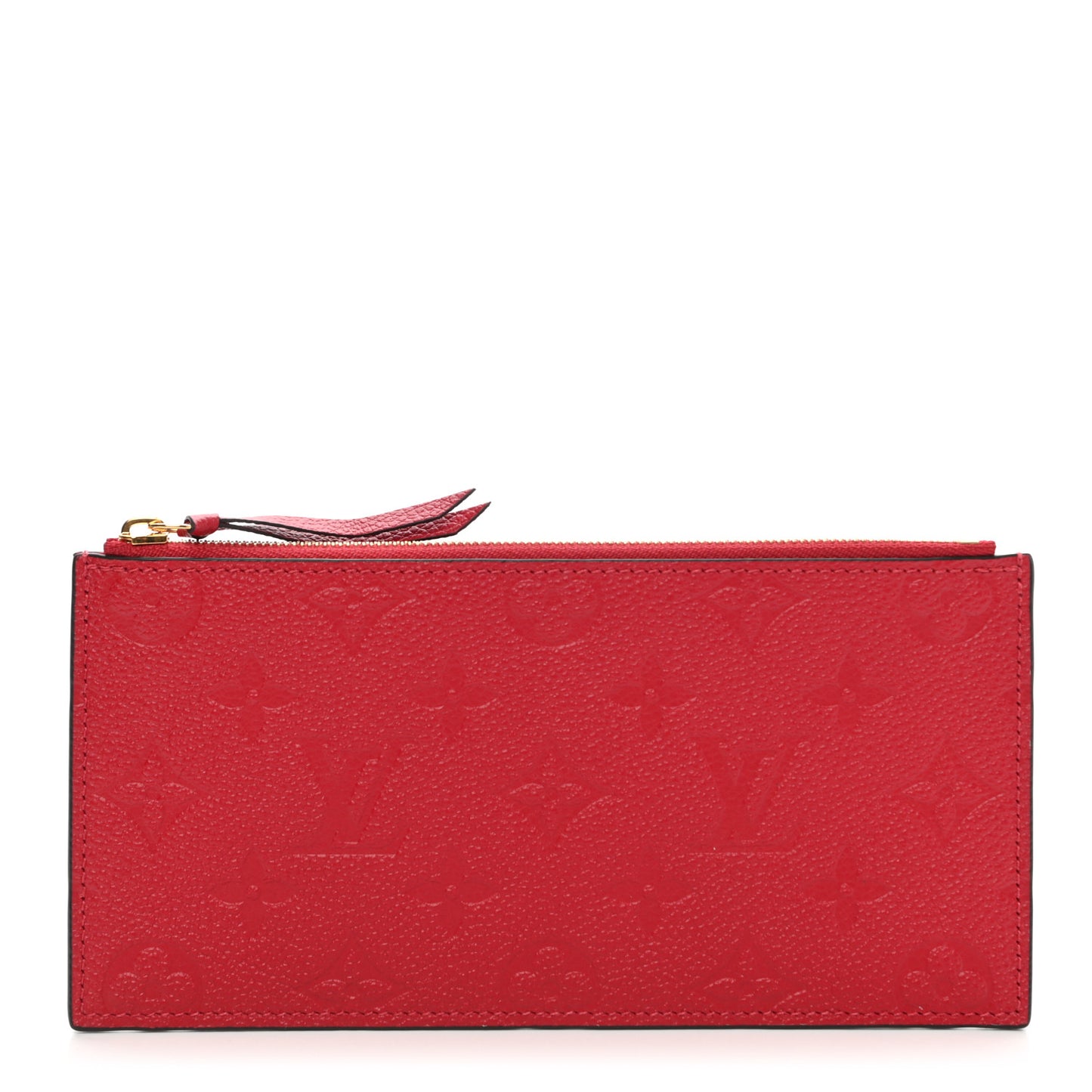 Empreinte Felicie Chain Wallet Zippered Insert Cherry