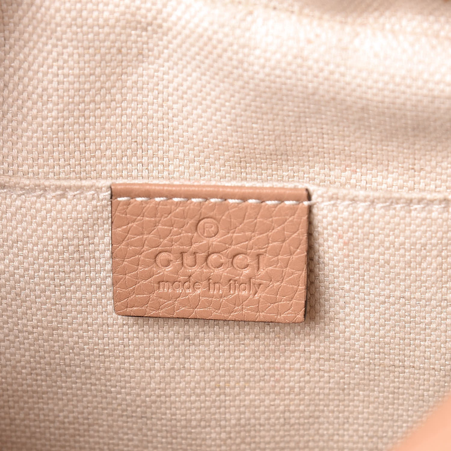 Gucci Pebbled Calfskin Small Soho Disco Bag Rose Beige 6 of 10