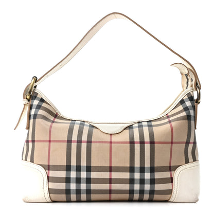 Burberry House Check Hobo White 1 of 10