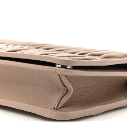 Prada Nappa Gaufre Wallet On Chain Orchidea 8 of 10