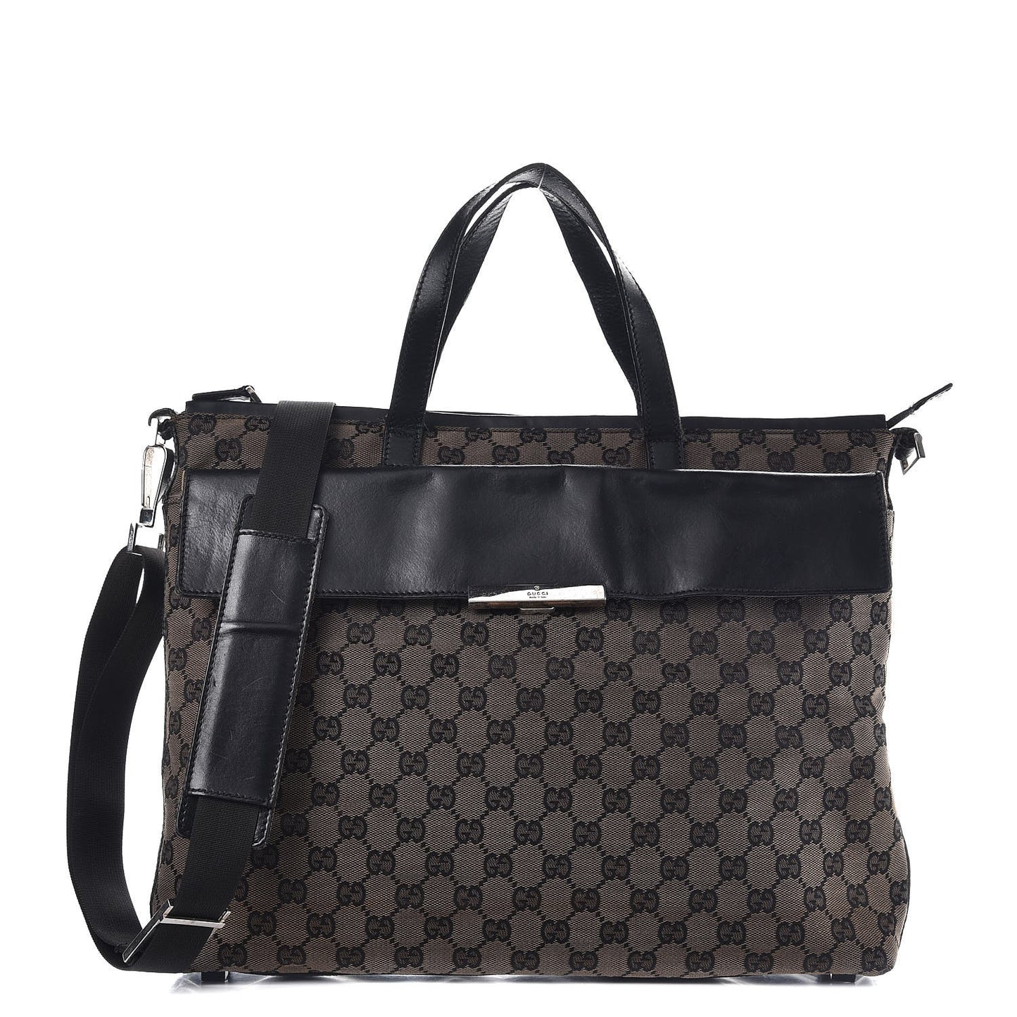 Monogram Large Laptop Briefcase Black