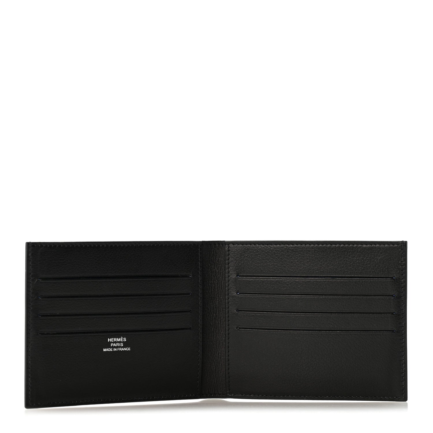 Hermes Evergrain Citizen Twill Compact Wallet Black 5 of 11
