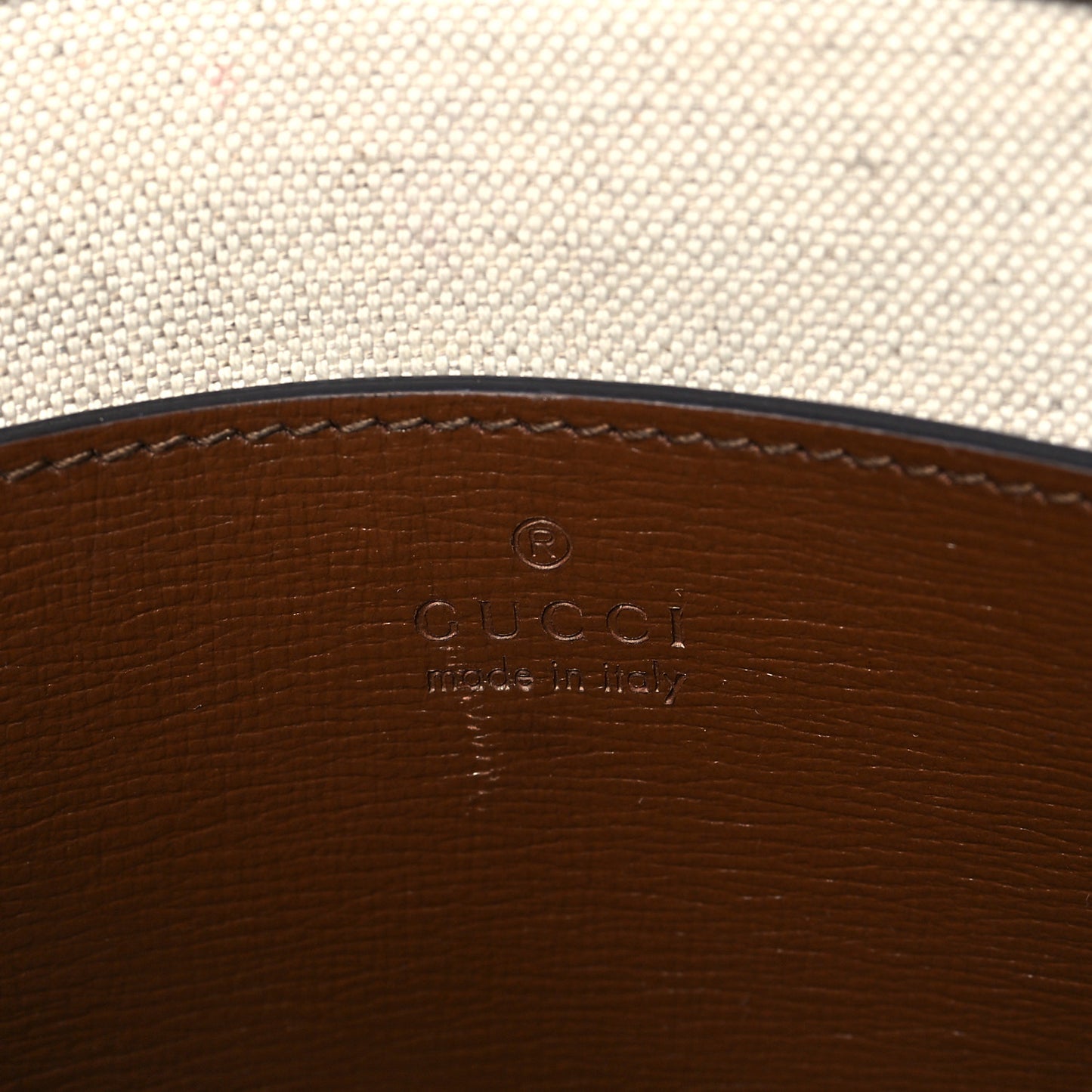 GG Supreme Monogram Azalea Calfskin Retro Interlocking G Flat Messenger Bag Beige Ebony Brown Sugar
