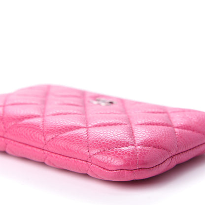 Chanel Caviar Quilted Small Cosmetic Case Pink 9 of 10
